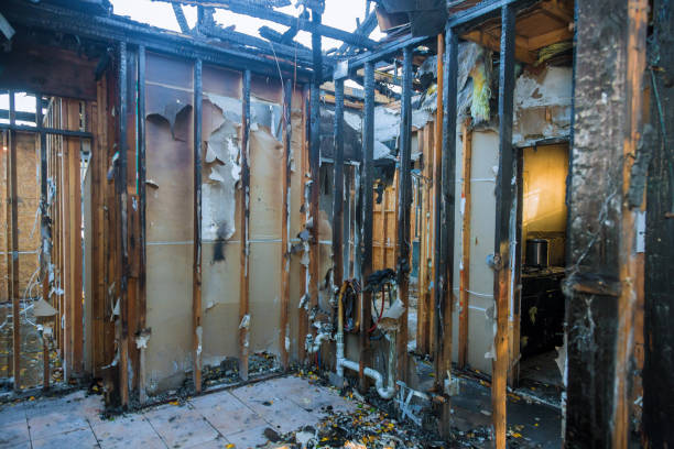 Professional Fire Damage Repair technician working in White Rock, NM